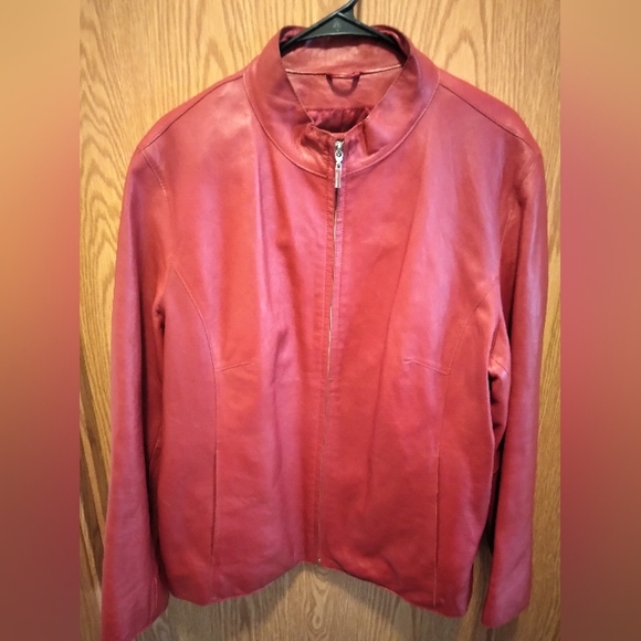 Wilsons Leather | Jackets & Coats | Womens Red Wilson Leather Jacket ...